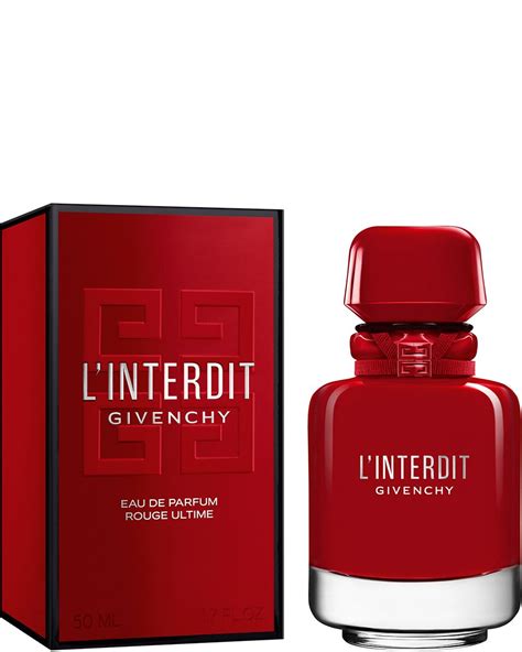 givenchy l'interdit rouge ultime edp
